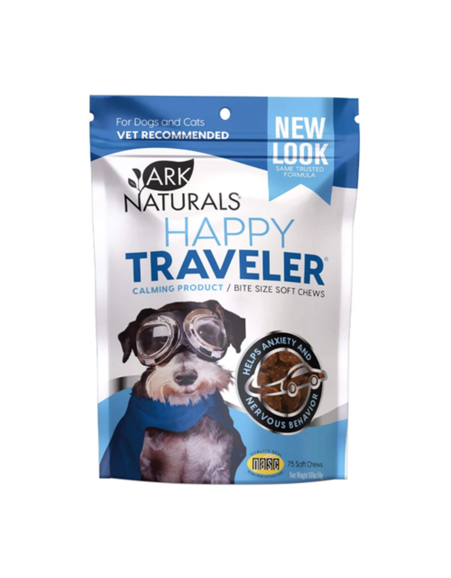Ark Naturals Happy Traveler - Soft Chew (Pet Calmer) - 70 Ct 3 Ark Naturals Happy Traveler - Soft Chew (Pet Calmer) - 70 Ct