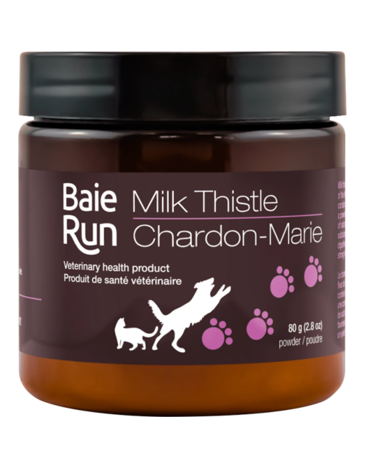 Baie Run Milk Thistle For Dog Or Cat - 210 G 3 Baie Run Milk Thistle For Dog Or Cat - 210 G