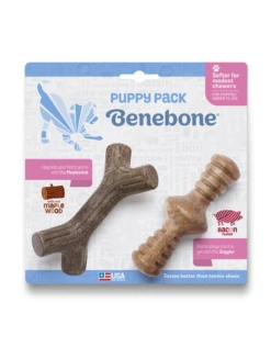 Benebone Puppy Zaggler Bacon Stick 2pk