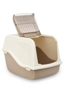 Bergamo Ariel Litter Covered Pan W/Scoop -Quality Pet Supply Store bergamo ariel litter covered pan w scoop 2