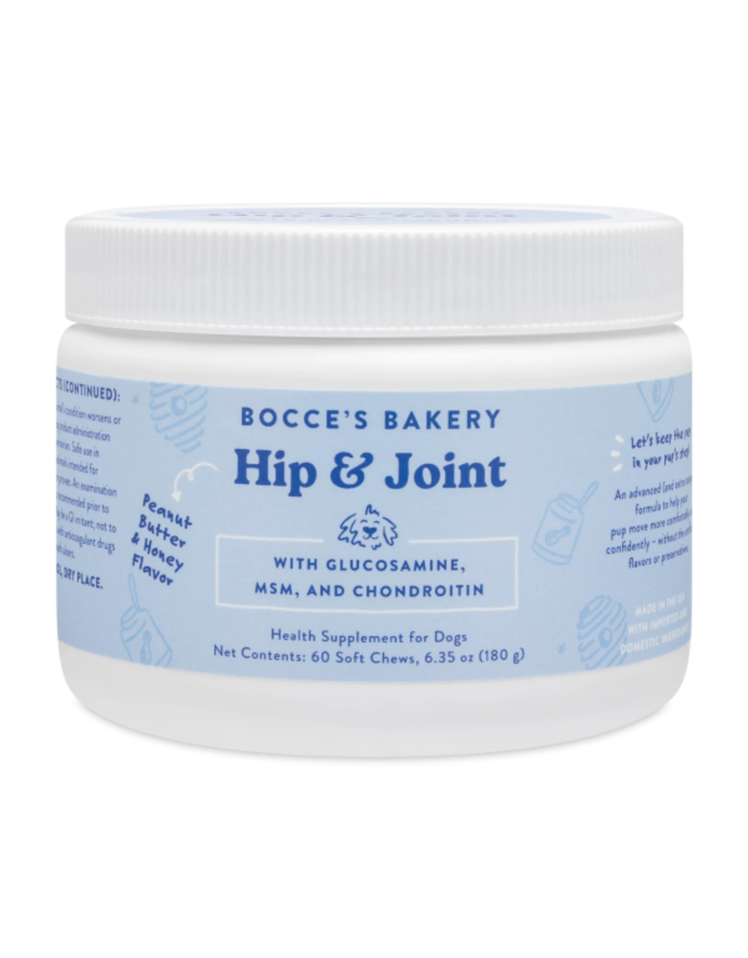 Bocce's Bakery Bocce's Bakery Hip & Joint Supplement 3 Bocce's Bakery Bocce's Bakery Hip & Joint Supplement
