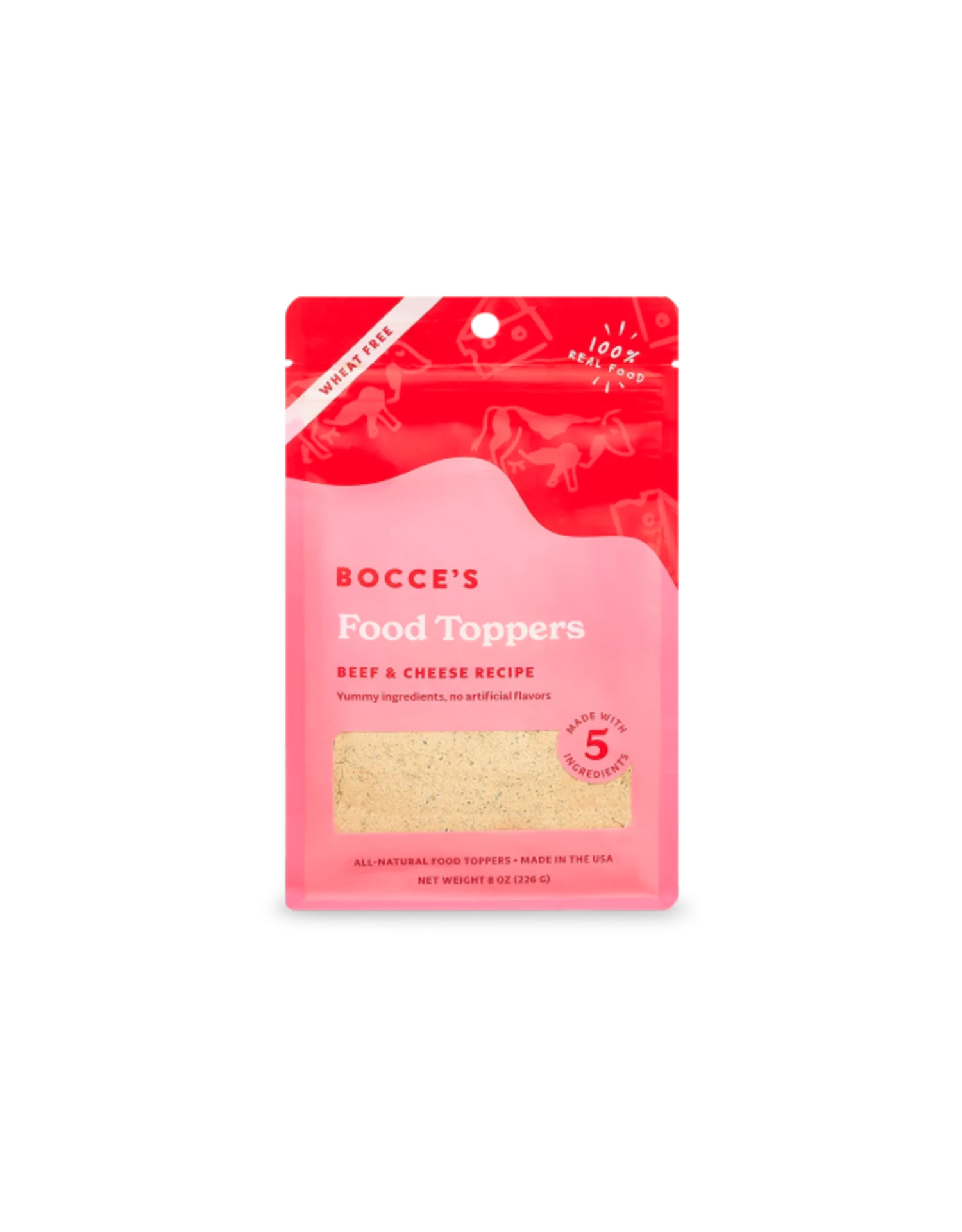 Bocce's Bakery Bocce's Food Toppers Beef & Cheese 8 Oz. 3 Bocce's Bakery Bocce's Food Toppers Beef & Cheese 8 Oz.