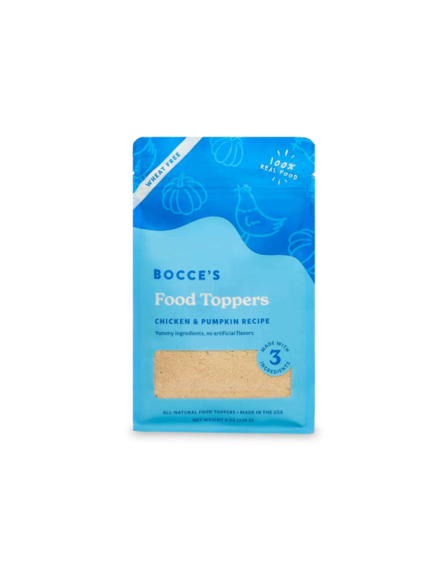 Bocce's Bakery Bocce's Food Toppers Chicken &Pumpkin 8 Oz 3 Bocce's Bakery Bocce's Food Toppers Chicken &Pumpkin 8 Oz