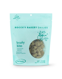 Bocce's Bakery Brushy Bites 6 Oz