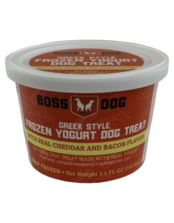 Boss Dog Frozen - Yogurt Real Cheddar & Bacon 12/104ML