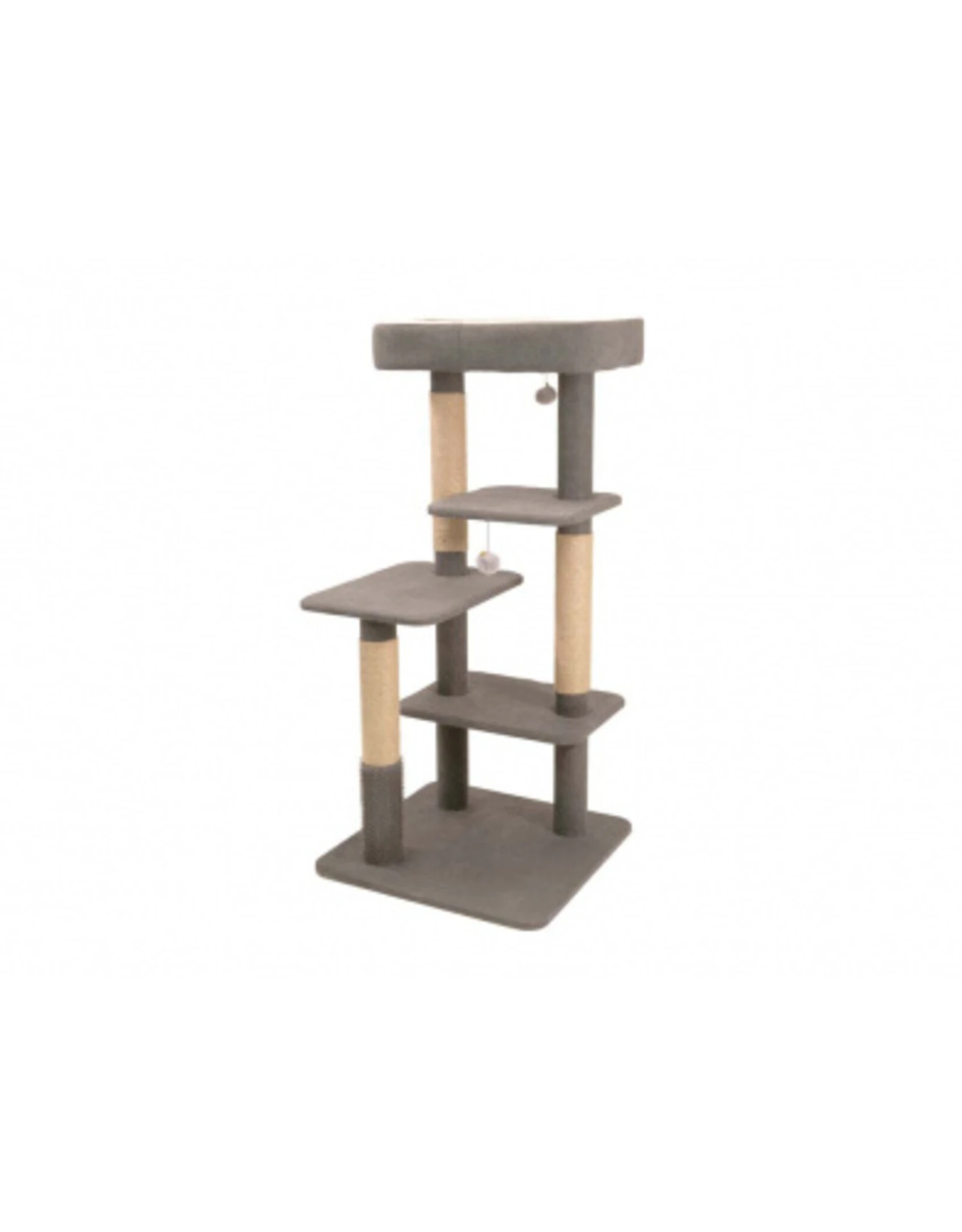 Budz Cat Tree Soho Large 4 Levels GREY 22.8"x22.8"x47.5" 2 Budz Cat Tree Soho Large 4 Levels GREY 22.8"x22.8"x47.5"