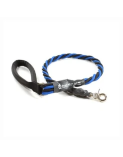 Bungee PupEE Leash 3' Blue/Blk XL Up To 165 Lb