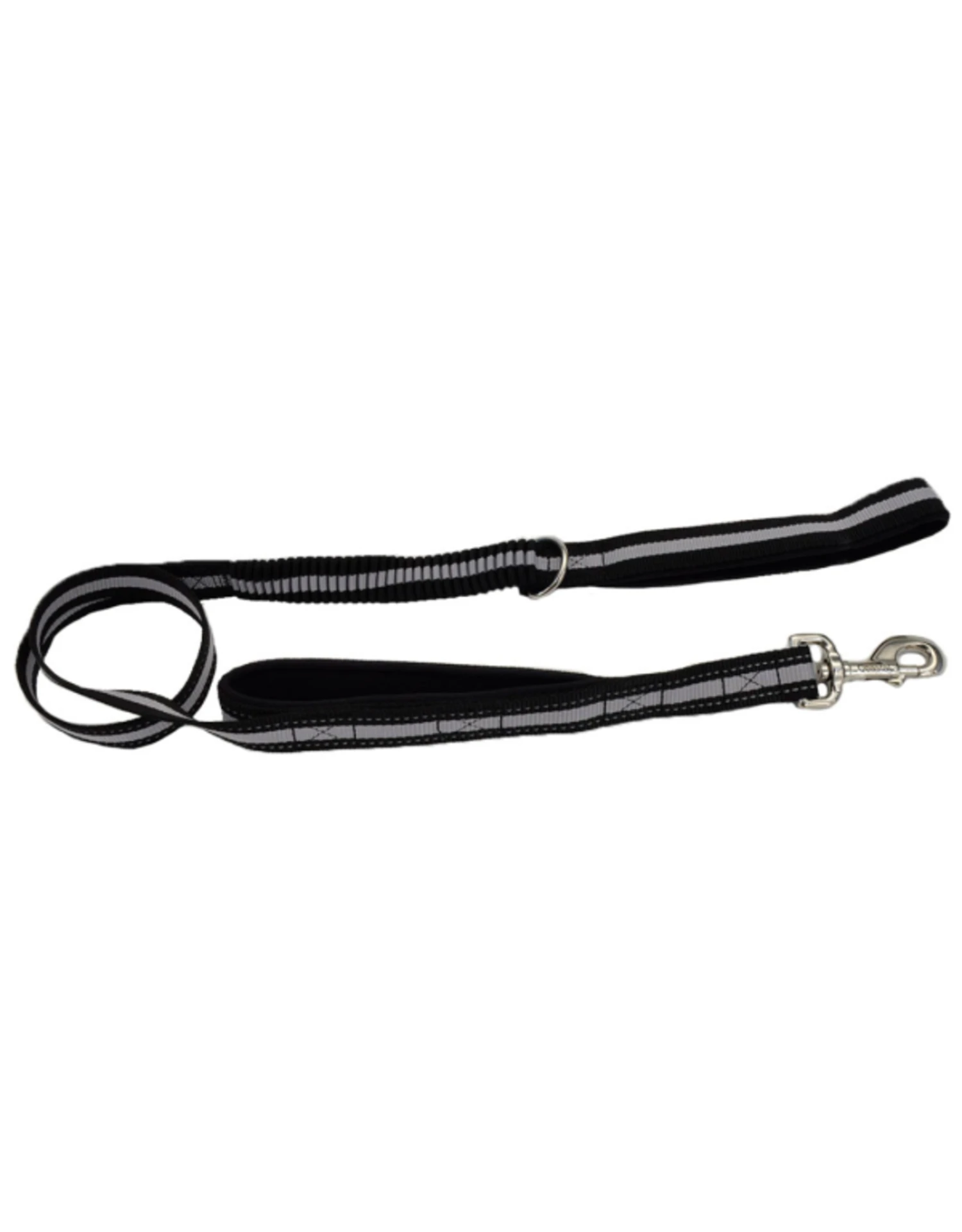 Coastal Pet Products Coastal Double Handle Bungee Leash 4' Black/Grey 3 Coastal Pet Products Coastal Double Handle Bungee Leash 4' Black/Grey