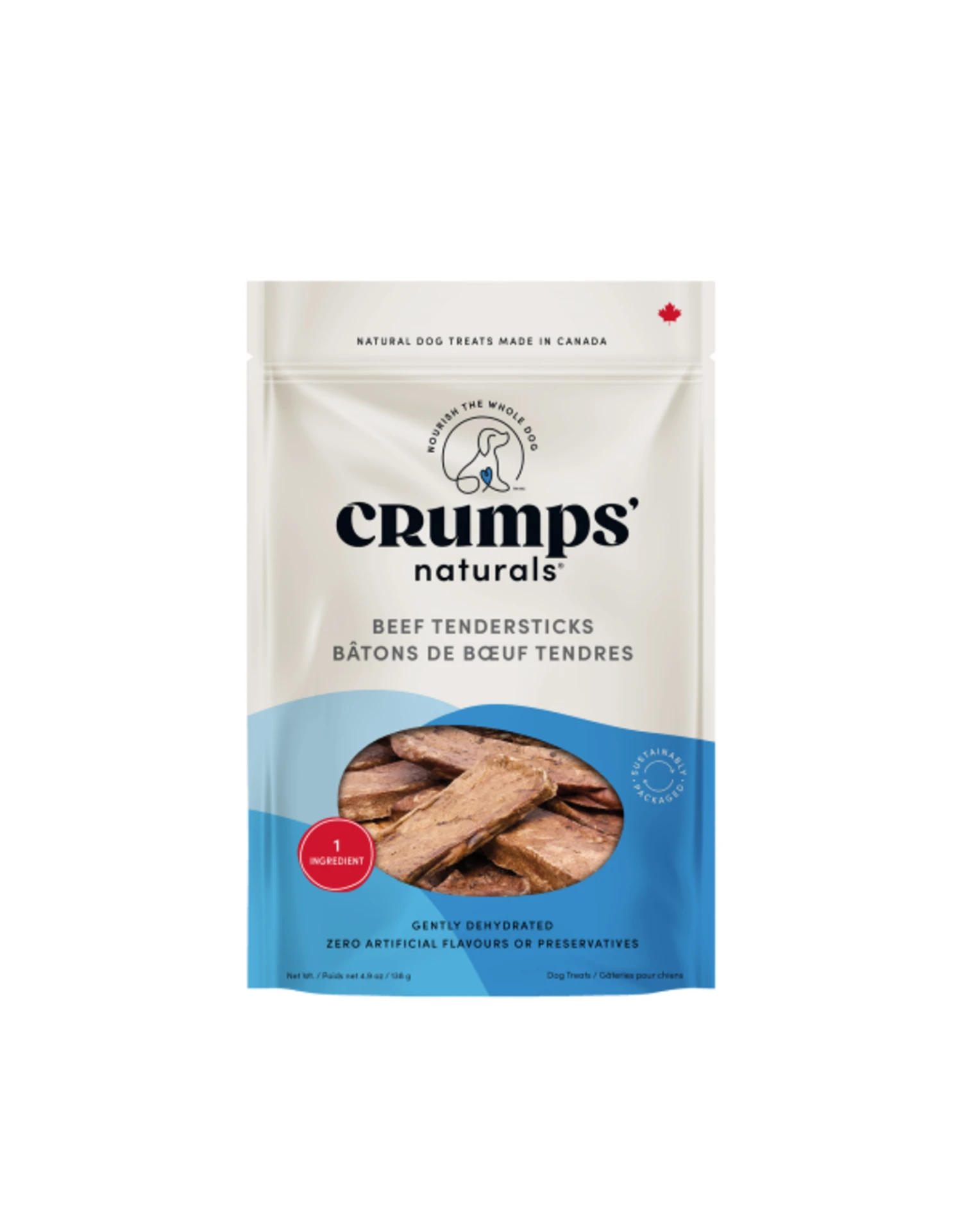 Crumps' Naturals Dog Beef Tendersticks 138g 3 Crumps' Naturals Dog Beef Tendersticks 138g
