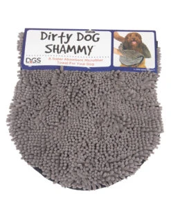Dog Gone Smart Dirty Dog Shammy Gray 13x31