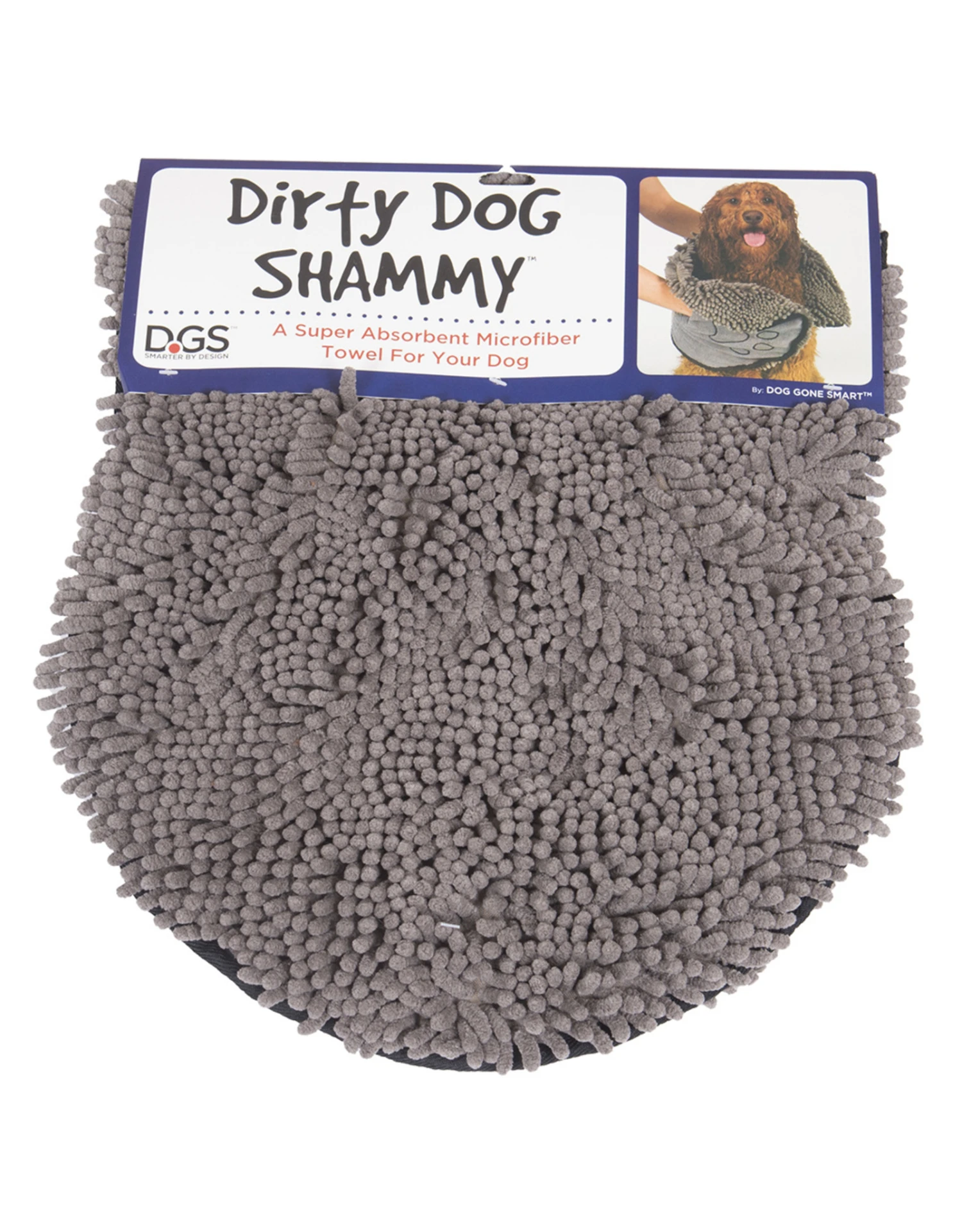 Dog Gone Smart Dirty Dog Shammy Gray 13x31 3 Dog Gone Smart Dirty Dog Shammy Gray 13x31