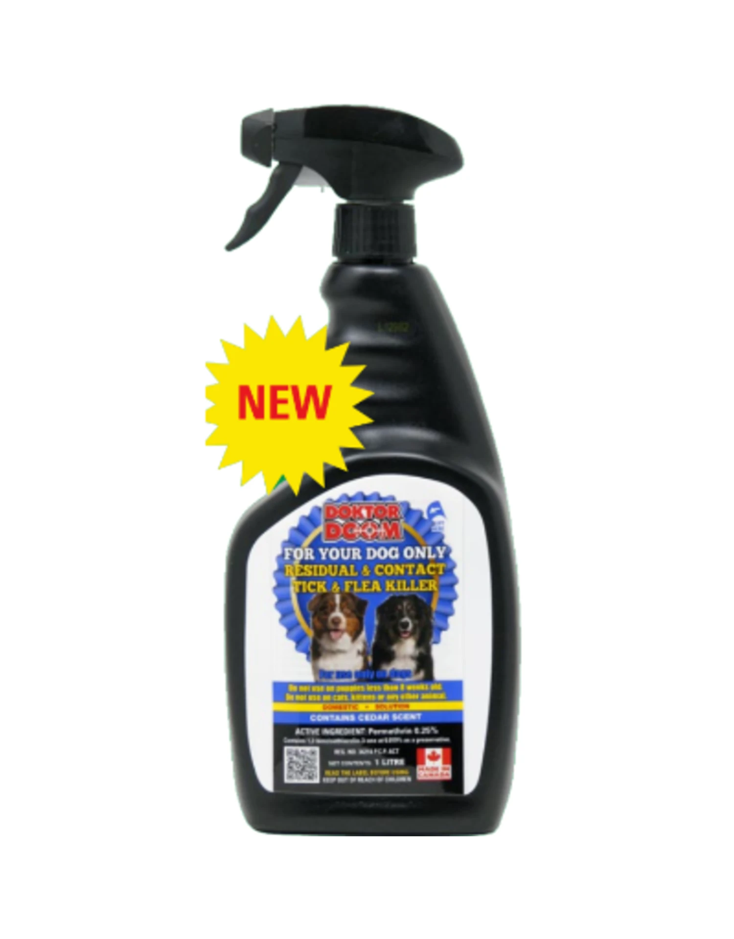 Doktor Doom Dog Only Residual & Contact Tick & Flea Killer 3 Doktor Doom Dog Only Residual & Contact Tick & Flea Killer