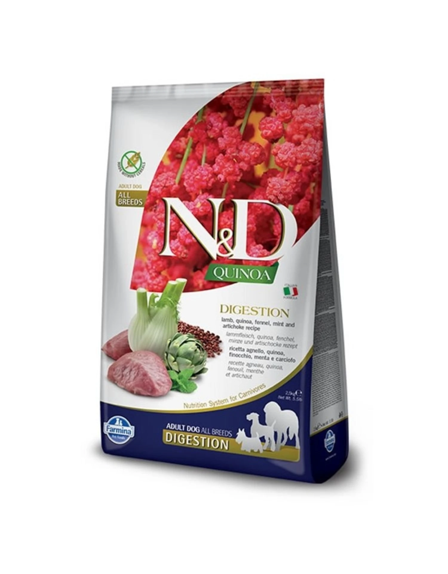 Farmina N&D Dog Quinoa Digestion LAMB 3 Farmina N&D Dog Quinoa Digestion LAMB