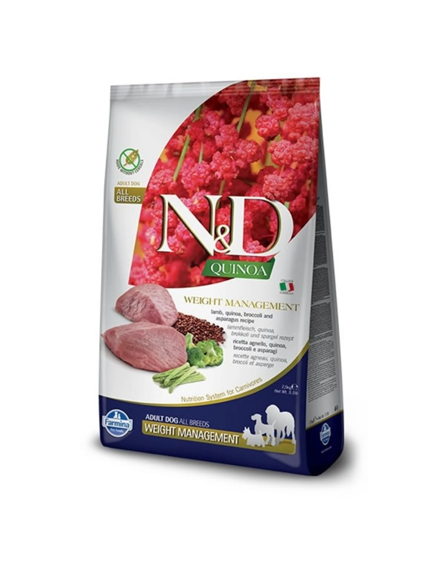 Farmina N&D Dog Quinoa Weight Management LAMB 3 Farmina N&D Dog Quinoa Weight Management LAMB