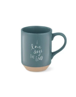 Fringe Studio Dogs The End Stoneware NY Mug