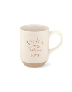 Fringe Studio Love My Rescue Stoneware NY Mug
