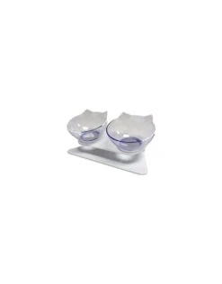 Goo-eez Ergonomic Inclined Double Feeder Bowl