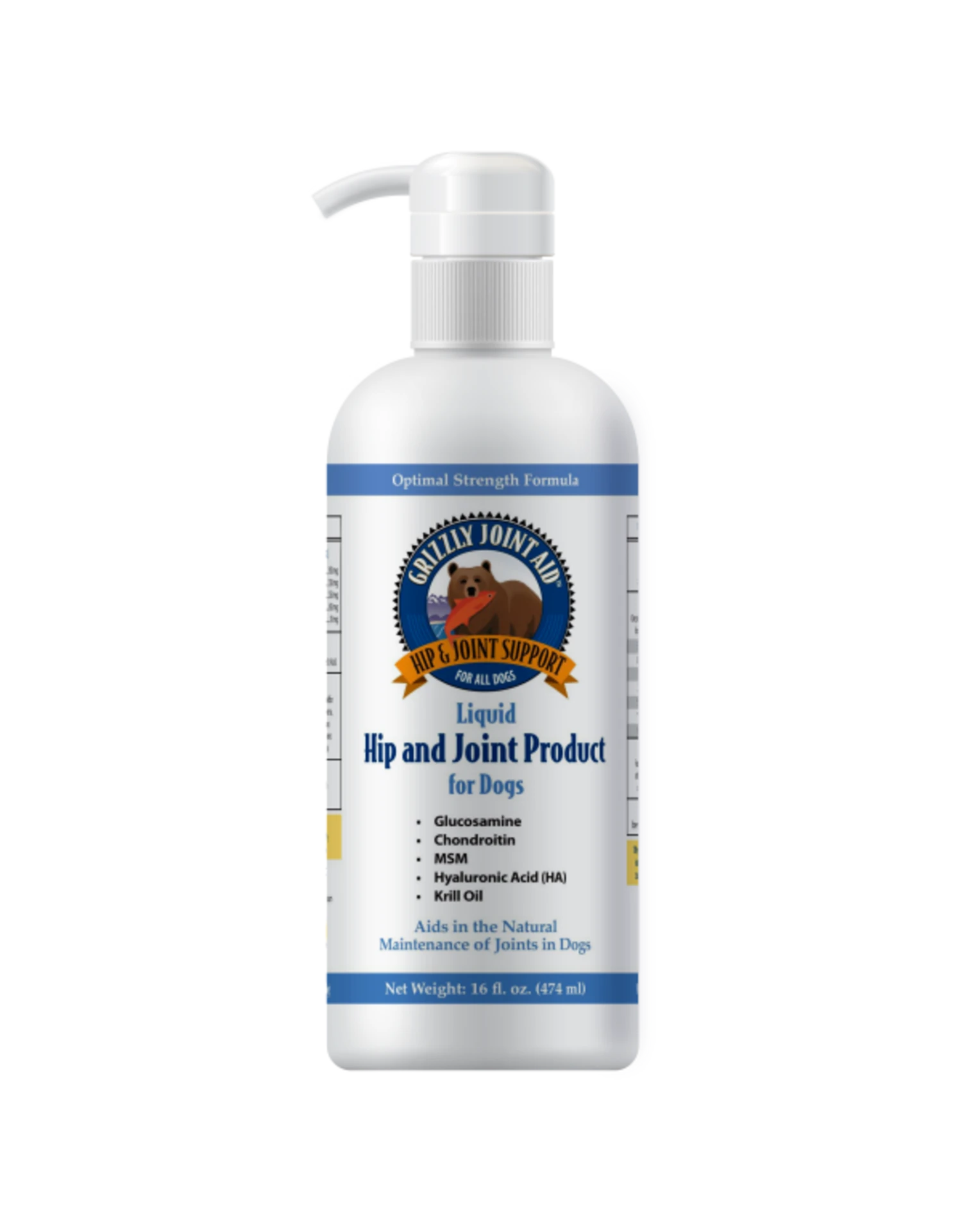 Grizzly Joint Aid Hip&Joint Support Liquid Supplement 16 Oz 3 Grizzly Joint Aid Hip&Joint Support Liquid Supplement 16 Oz