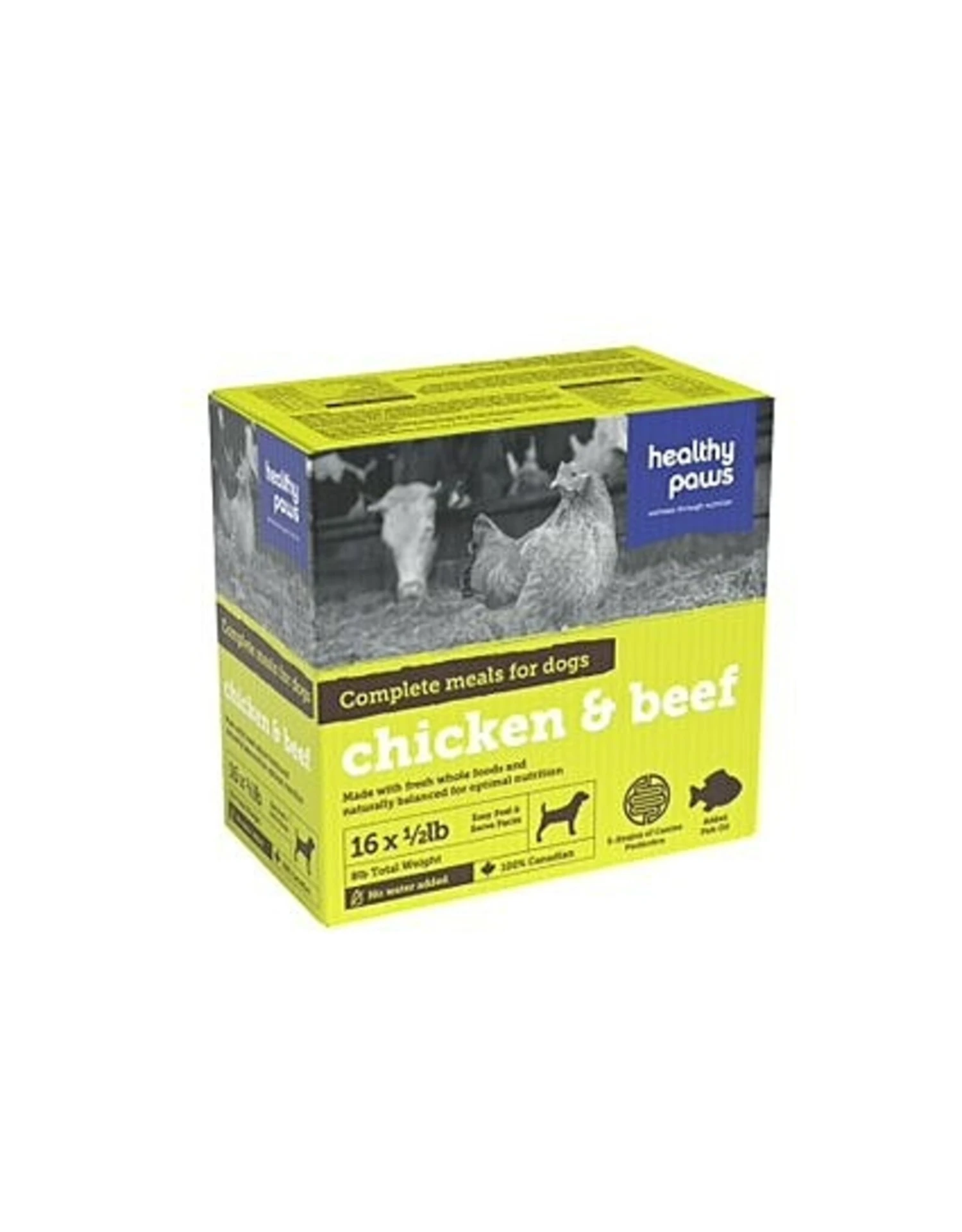 Healthy Paws Complete Dinner Beef/Chicken 8Lb 3 Healthy Paws Complete Dinner Beef/Chicken 8Lb