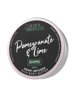 Hemp & Body Co. Body Butter 250ML Pomegranate Lime