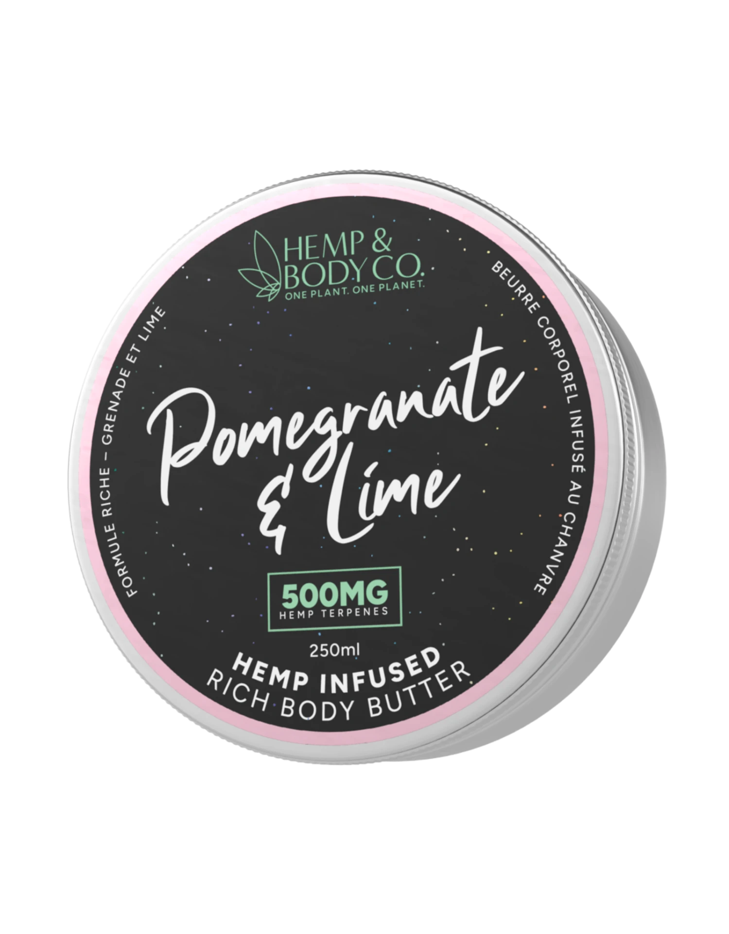 Hemp & Body Co. Body Butter 250ML Pomegranate Lime 3 Hemp & Body Co. Body Butter 250ML Pomegranate Lime