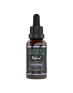 Hemp & Body Co. Natural Tincture(MCT Oil) - 30ml - 1500MG