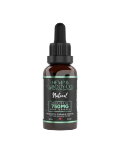 Hemp & Body Co. Natural Tincture (MCT Oil) - 30ml - 750MG