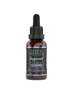 Hemp & Body Co. PEPPERMINT Tincture (MCT Oil) - 30ml - 1500MG