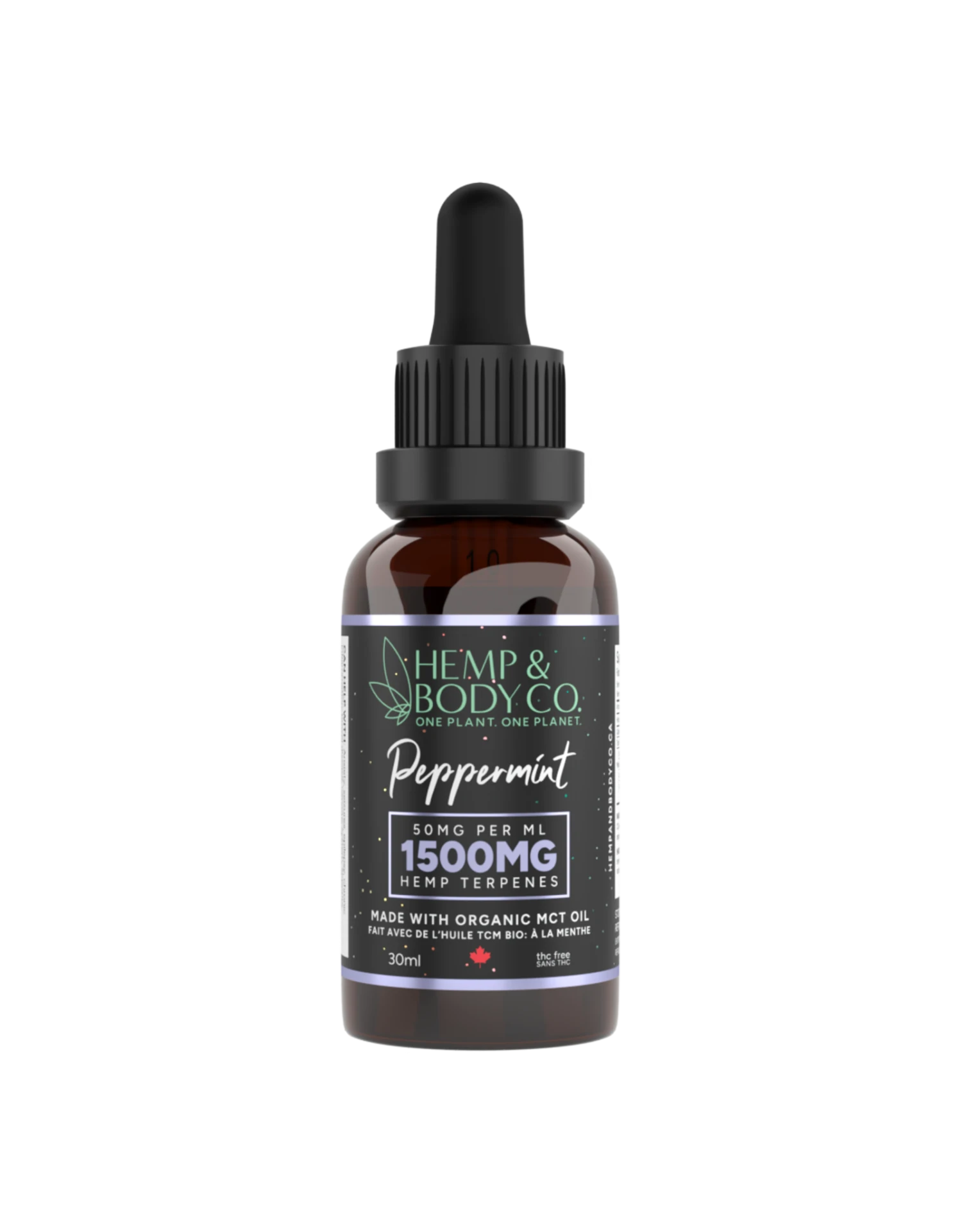 Hemp & Body Co. PEPPERMINT Tincture (MCT Oil) - 30ml - 1500MG 3 Hemp & Body Co. PEPPERMINT Tincture (MCT Oil) - 30ml - 1500MG