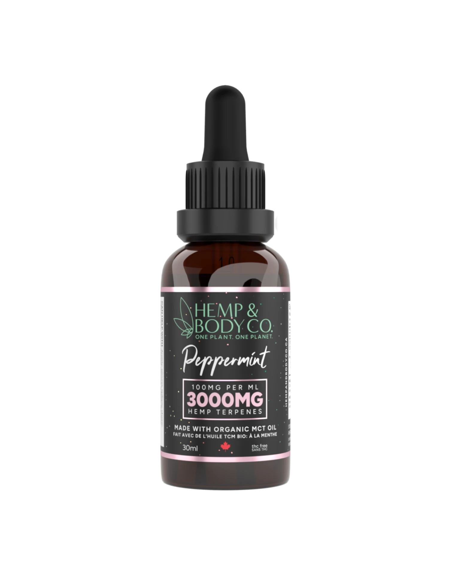Hemp & Body Co. Peppermint Tincture (MCT Oil) - 30ml - 3000MG 3 Hemp & Body Co. Peppermint Tincture (MCT Oil) - 30ml - 3000MG