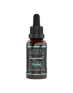 Hemp & Body Co. Peppermint Tincture (MCT Oil) - 30ml - 750MG