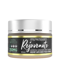 Hemp & Body Co. Rejuvenate Anti-Aging Face Cream Lemon Ginger
