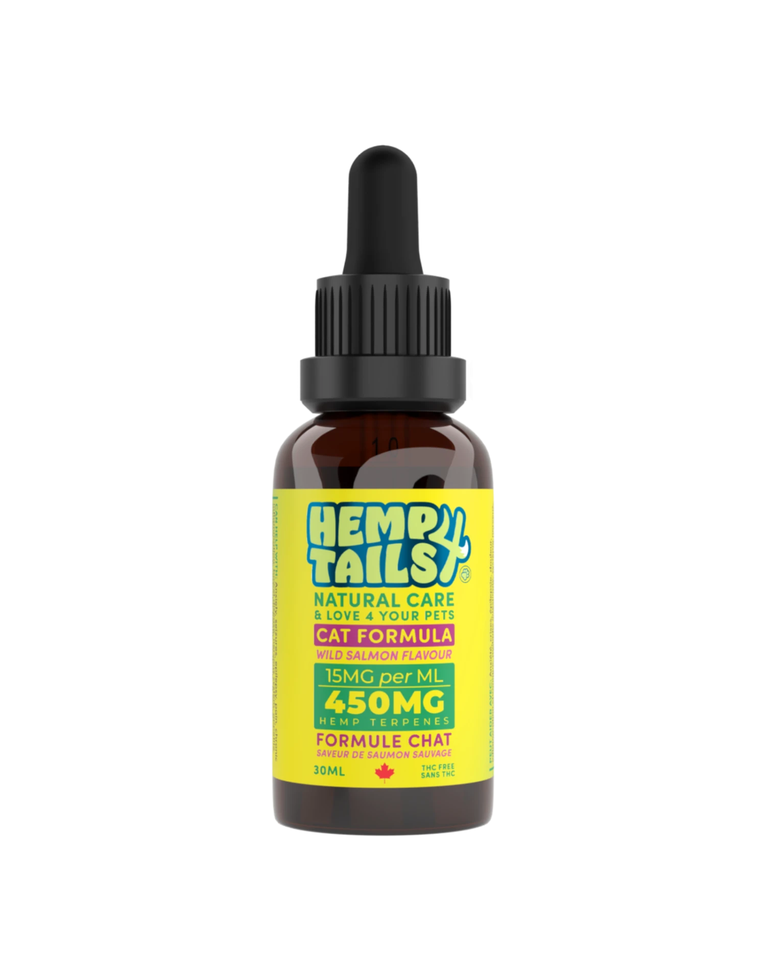 Hemp4Tails Cat Formula - Salmon Flavour - 30ml - 450MG 3 Hemp4Tails Cat Formula - Salmon Flavour - 30ml - 450MG