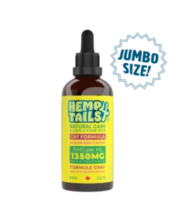 Hemp4Tails Cat Formula - Salmon Flavour - 90ml - 1350MG