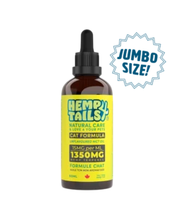 Hemp4Tails Cat Formula - Unflavored MCT Oil - 90ml - 1350MG