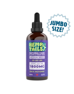 Hemp4Tails JUMBO Medium Breed - 90ml - 1800MG