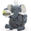 HuggleHounds HF Fluffer Knottie Elephant -Quality Pet Supply Store hugglehounds hf fluffer knottie elephant