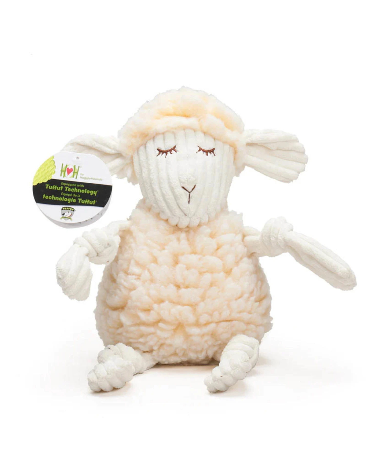 HuggleHounds HF Fluffer Knotties Lamb 3 HuggleHounds HF Fluffer Knotties Lamb