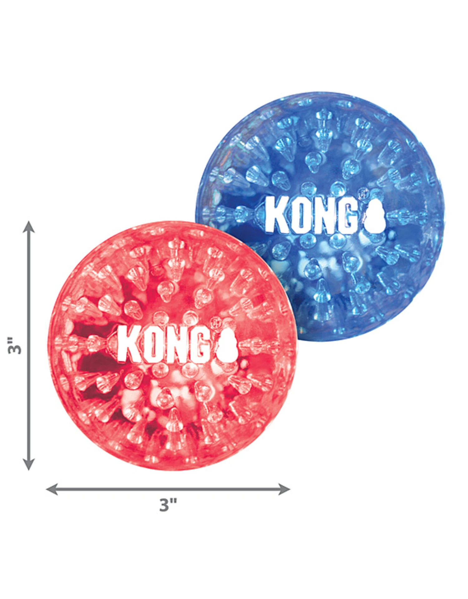 Kong Squeezz Geodz Assorted Large 2PK | Crackle 4 Kong Squeezz Geodz Assorted Large 2PK | Crackle - Image 2