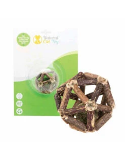 Natural Cat Toy Silver Vine Handmade Catnip Exquisite Ball (7cm)