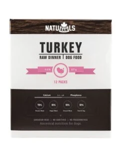 Naturawls Frozen - Raw Turkey & Veggie 12/227GM
