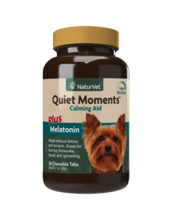 NaturVet Quiet Moments Calming Aid W/ Melatonin -Quality Pet Supply Store naturvet quiet moments calming aid w melatonin 1