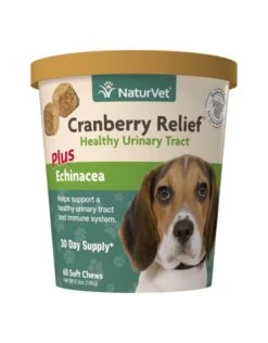 NaturVet Soft Chew Cranberry Relief+Echinacea 60CT