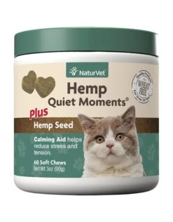 NaturVet Soft Chew Hemp Quiet Moments 60CT