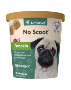 NaturVet Soft Chew No Scoot 60CT