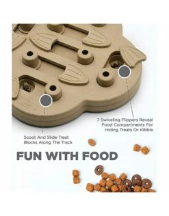 Nina Ottosson Hide N' Slide Tan | Puzzle -Quality Pet Supply Store nina ottosson hide n slide tan puzzle 2