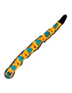 Outward Hound Invincibles Snake Orange & Blue | 6 Squeaks