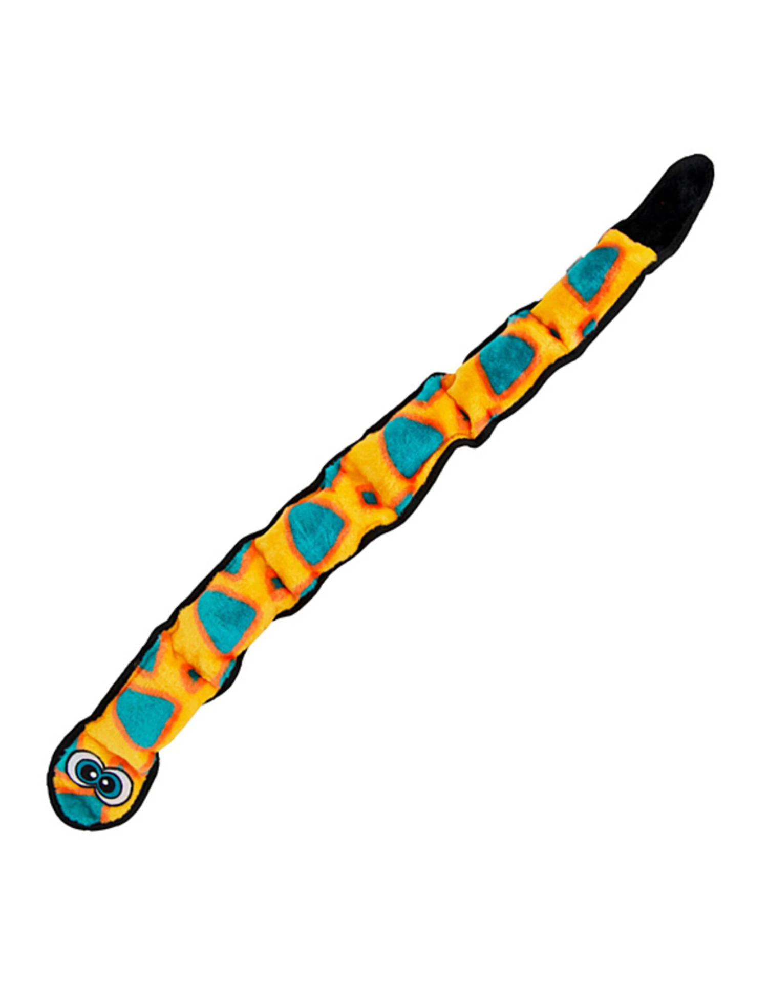 Outward Hound Invincibles Snake Orange & Blue | 6 Squeaks 3 Outward Hound Invincibles Snake Orange & Blue | 6 Squeaks