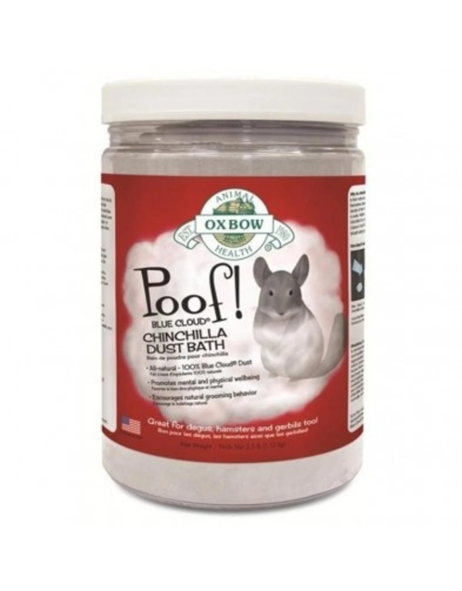 Oxbow Chinchilla Dust Bath 1.13kg 3 Oxbow Chinchilla Dust Bath 1.13kg