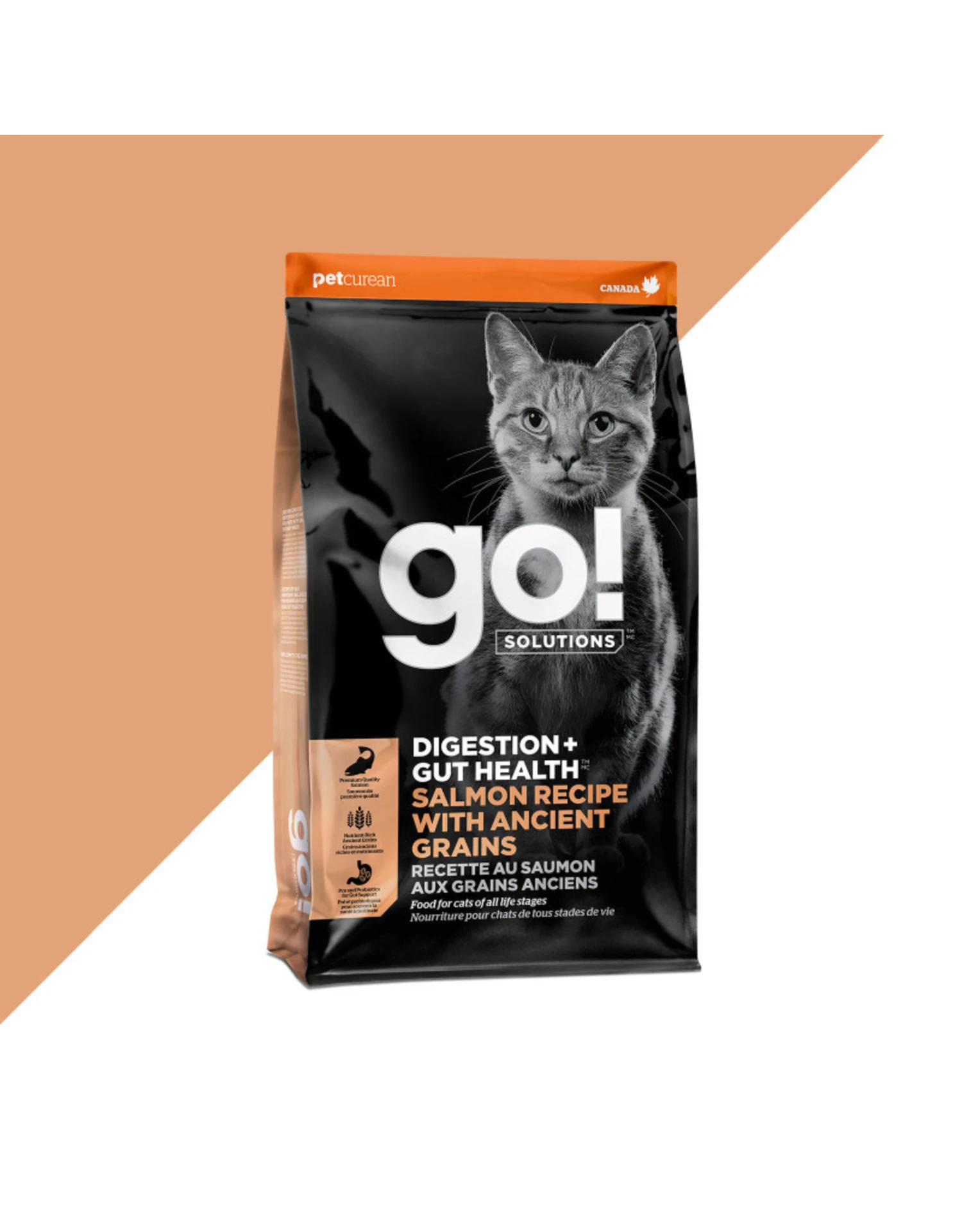 Petcurean GO! Gut Health Salmon & Ancient Grains - Cat 3 Petcurean GO! Gut Health Salmon & Ancient Grains - Cat